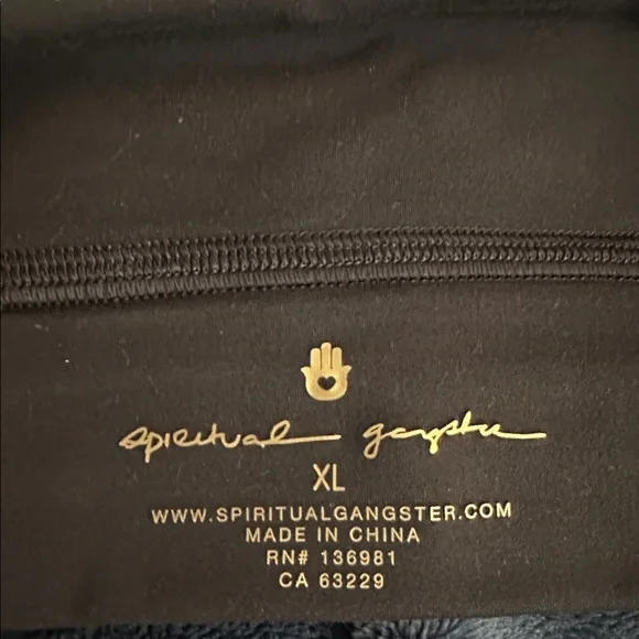 Spiritual Gangster Ria Seamless Bra Size XL black - Picture 3 of 5